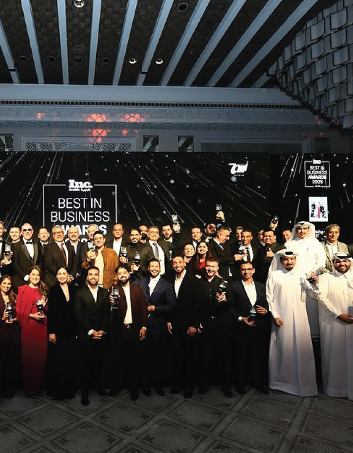 Tass and Hamjits won the best in business awards from Inc Arabia