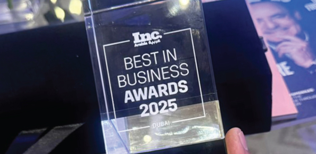 Tass and Hamjits won the best in business award 2026 from Inc Arabia